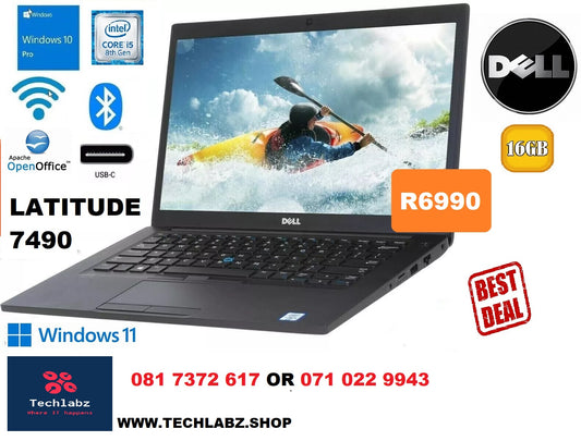 Dell Latitude 7490&nbsp; intel i5 -256GB - 16GB -Win 10 /Win 11 OFFICE APACHE