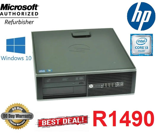 HPCompaq 8200 Elte - Intel i3-4GB-128SSD (refurbished)