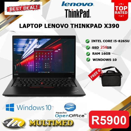 Lenovo LAPTOP ThinkPad X390 CORE I5 8TH GEN-16GB-256NVME