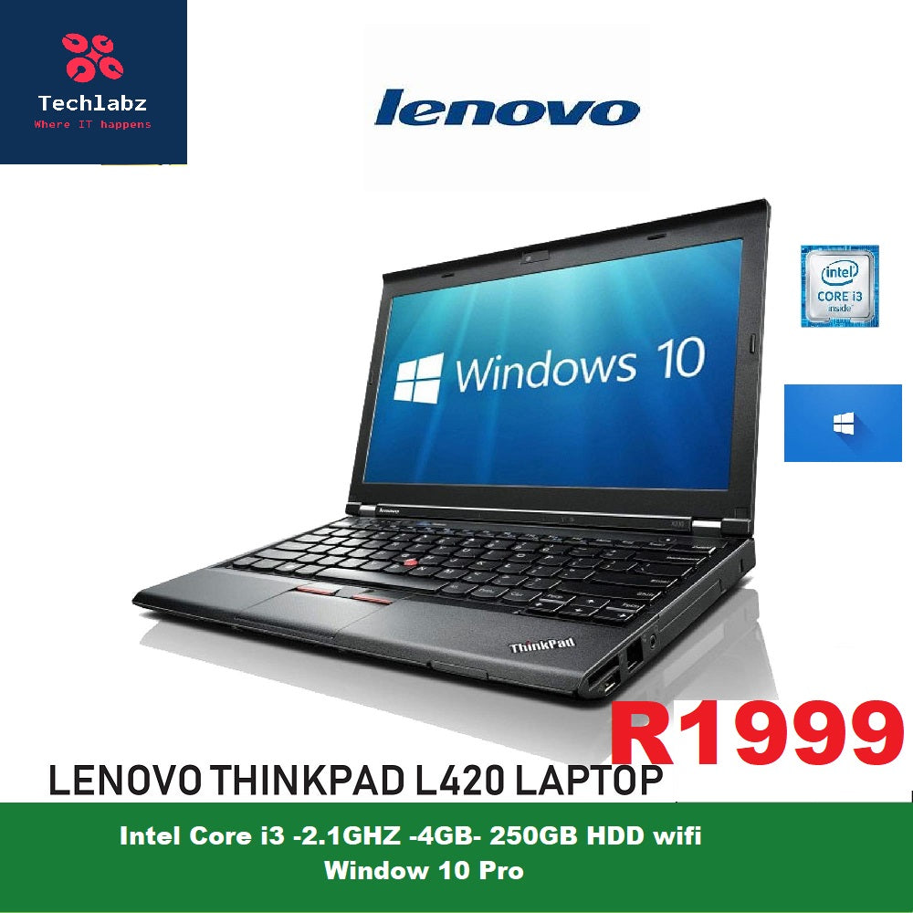 Lenovo ThinkPad L420 14 Inch Business Laptop, Intel Core i3  2.1GHz