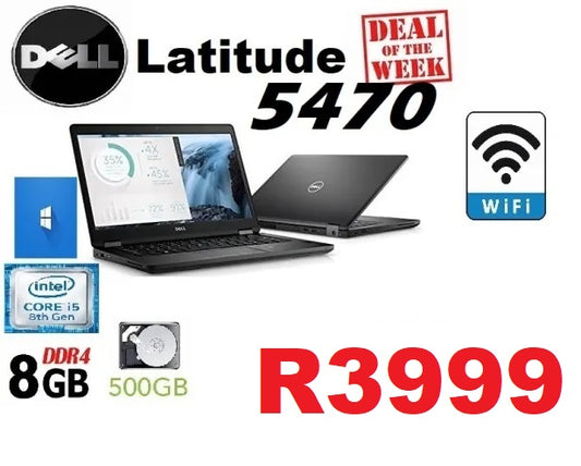 Dell Latitude 5470 Laptop -6th Gen-14 HD,Core i5-6200U