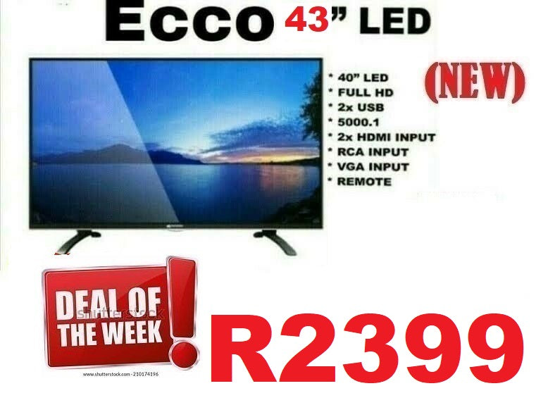 ECCO 43` led hd tv LH40