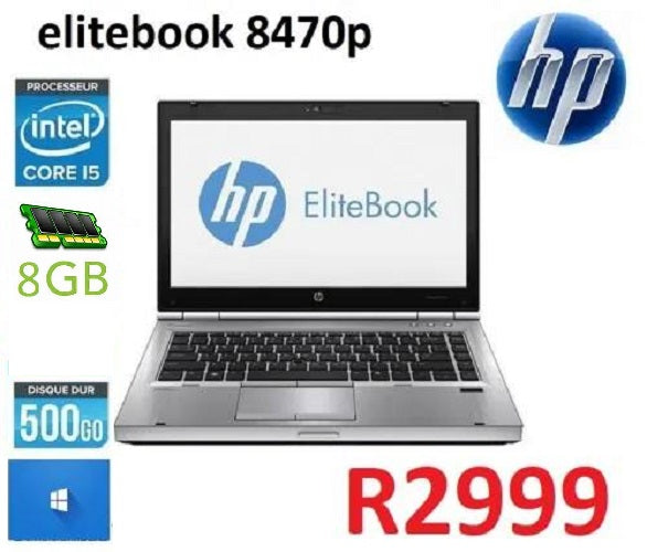 HP EliteBook 8470p Laptop, Intel Quad Core i5