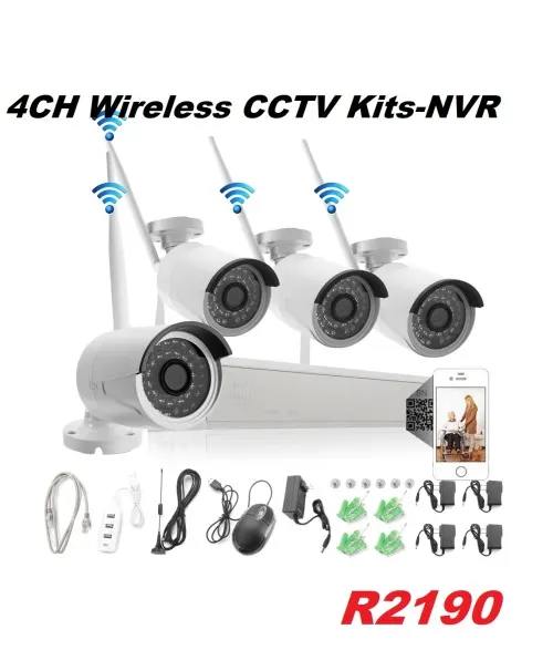 4CH Wireless CCTV Kits-NVR -cctv kit