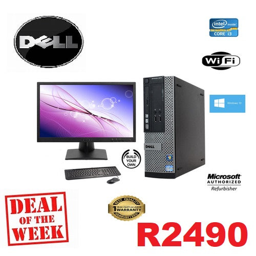 Dell Desktop Computer Bundle PC Intel i3