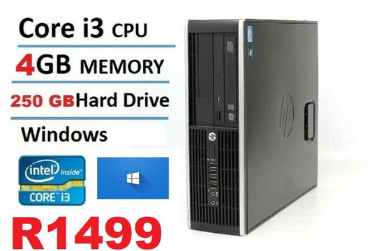 HP Compaq 6300 Pro - SFF - Core i3 3.3 GHz - 4 GB - 250GB