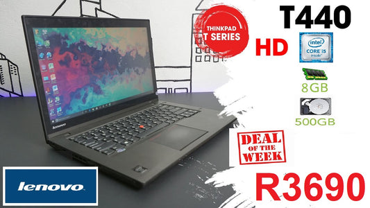 Lenovo Thinkpad T440 Ultrabook-Intel Core 4th Gen i5-(refurb)