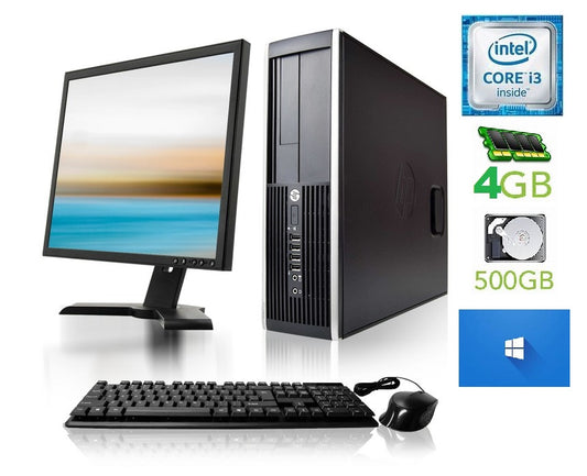 HP Compaq Elite 8200 SFF Intel Core i3(2400)-3.1GHz 4GB RAM, 500GB(REFURB)