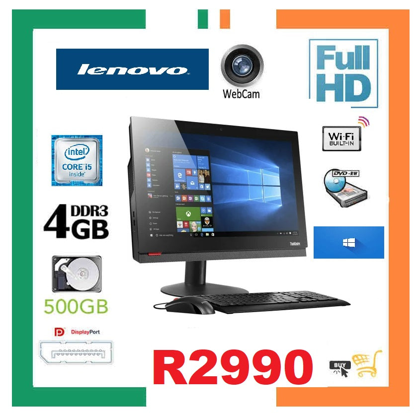 Lenovo ThinkCentre All in One Pc 23`, Intel-I5 3.2GHz,4GB Memory, 500 GB HDD